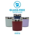 thumbnail image 4 of MIRA 9oz Insulated Lowball Rocks Tumbler - Stainless Steel - Whiskey, Cocktail, Wine Glass with Lid, Red Cherry, 4 of 7