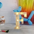 thumbnail image 3 of Fiudx Lámpara con Letras Led Decorativas, Luz Nocturna Tipo Marquesina, Decoración Versátil para El Hogar, Celebraciones de Cumpleaños y Bodas, Ambiente Romántico, Fácil de Usar con Pilas., 3 of 6