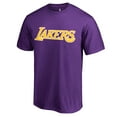 thumbnail image 2 of Men's LeBron James Purple Los Angeles Lakers Sidesweep Name & Number T-Shirt, 2 of 3