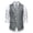 Gray, variant on Mens Retro Suit Vest Tweed Wool Regular Fit Single Breasted Angled Front Dress Waistcoat Herringbone for Jacket Black