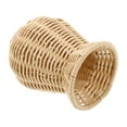 thumbnail image 2 of Rustic Woven Vase Imitation Rattan Flower Vase Decorative Woven Flower Vase Dried Flower Container, 2 of 9