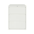 thumbnail image 2 of Hirsh 30 Inch Wide 3 Drawer Metal Lateral File Cabinet for Home and Office, Holds Letter, Legal and A4 Hanging Folders, White, 2 of 5