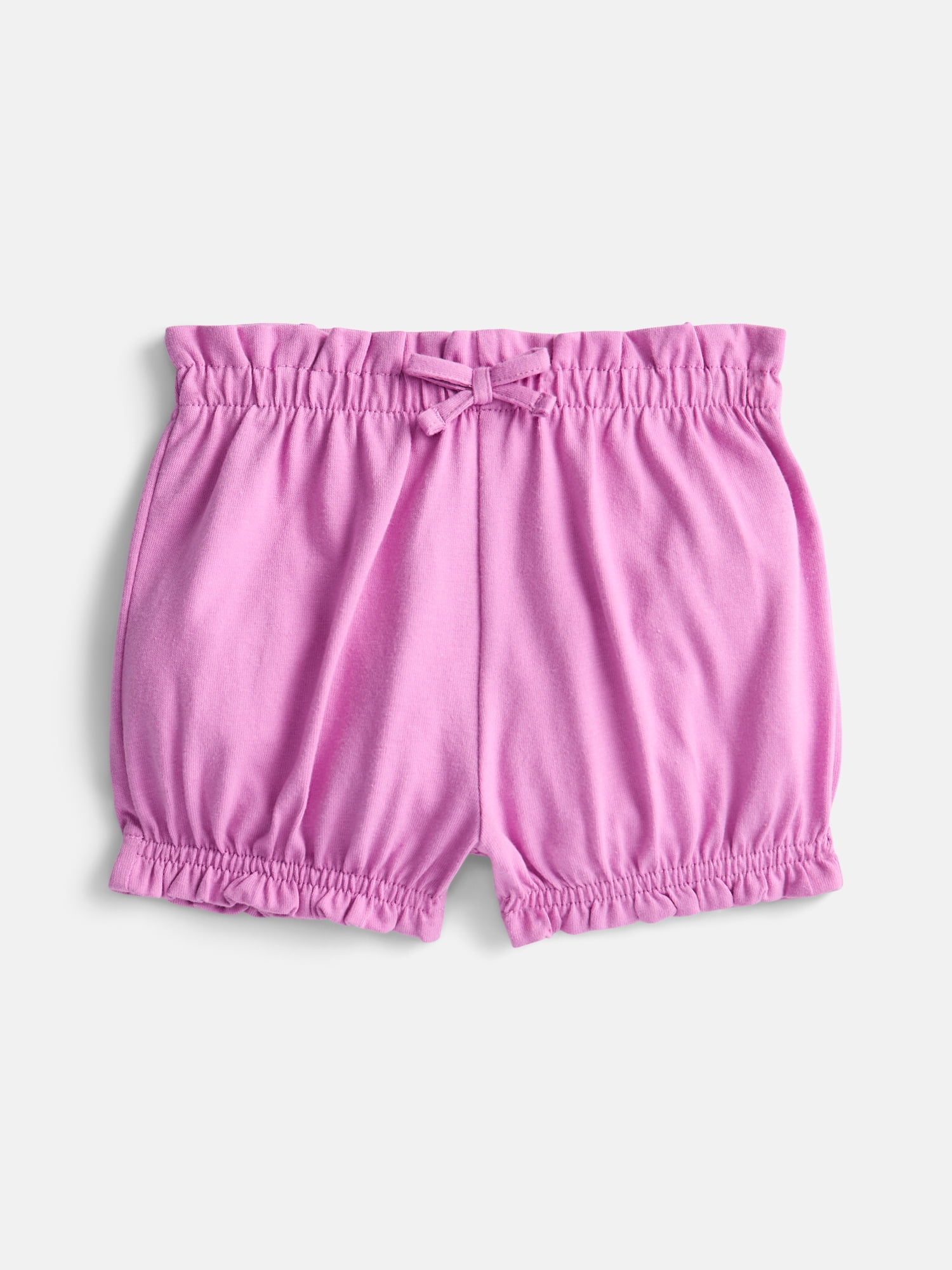 Wonder Nation Baby Girls' Bubble Shorts, 3-Pack, Sizes 0M-24M