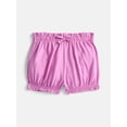 thumbnail image 2 of Wonder Nation Baby Girls' Bubble Shorts, 3-Pack, Sizes 0M-24M, 2 of 3