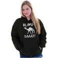 thumbnail image 3 of Hump Day Camel Wednesday Weekday Unisex Plus Fleece Graphic Hoodie Brisco Brands 2X, 3 of 5