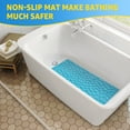 thumbnail image 3 of OTHWAY Bathtub Mat Non Slip, Rubber Bath Mat for Kids for Baby, 16x40 inch Large Bath Mats for Bathroom Tub with Strong Suction Cups (Dark Blue), 3 of 9