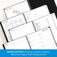 thumbnail image 5 of Blue Sky 2027 18 Month Large Print Monthly Planner Calendar, July 2026 - December 2027, 8" x 10", Monthly Layout, Flexible Cover, Durable Twin wire Binding, Laminated Tabs, Solid Black, 5 of 10