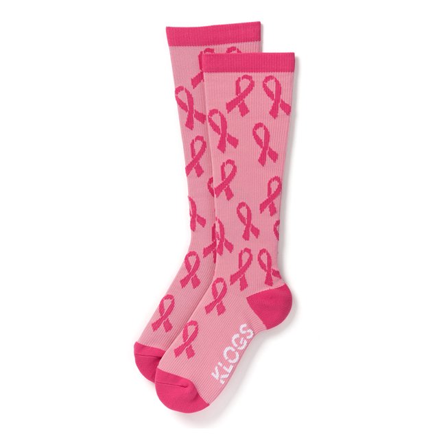 KLOGS Chaussettes de Compression pour Femmes Rubans Rose/rose - 00110504155