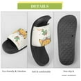 thumbnail image 7 of GZHJMY Stylish Slides for Women Men, Cartoon Cute Pilot Foxie Soft Flexible Slip-on Sandals Slippers, 7 of 7