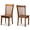 Brown, variant on Baxton Studio Minette Walnut Brown Finished Wood 2-Piece Dining Chair Set