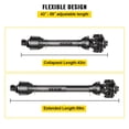 thumbnail image 5 of 6-Spline PTO Shaft for Tractor & Implement, 1-3/8" Series 4 Driveline, 43"-59" Length with Slip Clutch, Fits Brush Hog & Rotary Cutter, 5 of 11