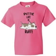 thumbnail image 3 of Inktastic Pittie Life is Ruff Spotted Pit Bull Youth T-Shirt, 3 of 5
