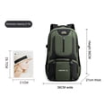 thumbnail image 4 of Mochila de camping Oxford, bolsa de senderismo transpirable para viajes de oficina (verde) Ndcxsfigh Para Estrenar, 4 of 8