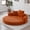 Orange + Corduroy + 2 Seat + Foam, variant on Convertible sofa couch bed,multi-functional,circular bed,adjustable Futon sofa ,No Assembly compressed corduroy floor lounge sofa for Apartment office bedroom living room