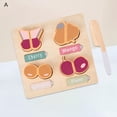 thumbnail image 3 of Rompecabezas de madera para niños pequeños, juguetes de frutas y verduras para educación temprana, aprendizaje, iluminación, desarrollo colorido, tablero a juego. A, 3 of 9