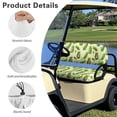 thumbnail image 5 of Garronmavis Pickled Cucumber Golf Cart Seat Covers Accessories for Protection Novelty Breathable Split Backrest Front Seat Cover Suitable for Four Seasons Universal Fit, 5 of 6