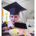 thumbnail image 3 of DolliBu Super Soft Large Rainbow Shark Graduation Plush Toy – Cute Plush Graduation Shark Stuffed Animal Dress Up in Graduation Cap with Tassel – Congratulatory Graduation Gift – 23 Inches, 3 of 6