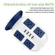 thumbnail image 2 of Toma de corriente,Tower Surge Protector con Surge Protector 8 salidas de CA 4 puertos USB Power Strip Tower Cable de Tomshoo Toma de corriente, 2 of 7