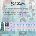 thumbnail image 3 of Robes de Printemps pour Femmes Décontractées Manches 3/4 Longue Robe Évasée Basique Plage Vacances Travail Maxi Robe 2025, 3 of 5