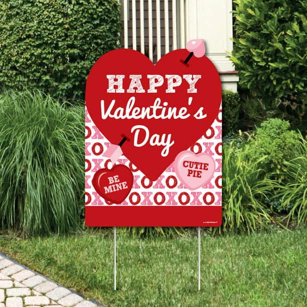 Conversation Hearts Party Decorations, How To Decorate For Valentine Signs