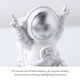 thumbnail image 4 of Hucha De Astronauta A La Moda, Hucha De Resina Respetuosa Con El Medio Ambiente, Bonita Decoración De Hucha Inevent HA026902-01, 4 of 5