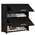 thumbnail image 6 of BGTREND 5 Tier Shoe Rack with Covers Shoe Storage Organizer Holds 20 Pairs for Closet Entryway Hallway, Black, 6 of 8