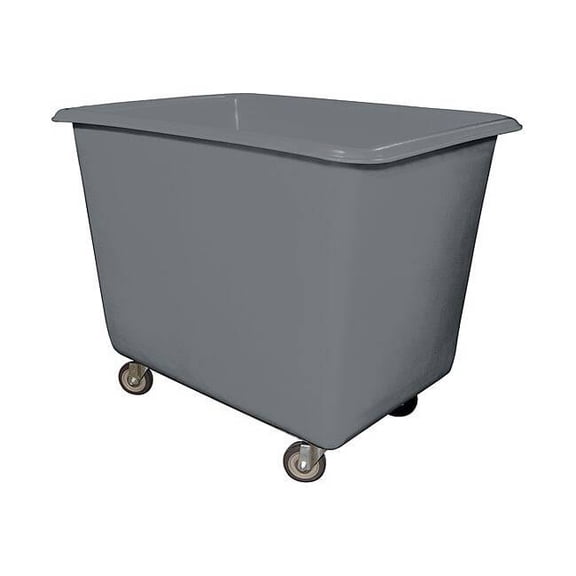 Royal Basket Trucks Cube Truck,1/2 cu. yd.,600 lb. Cap,Gray G12-GRX-PGA-4UNN