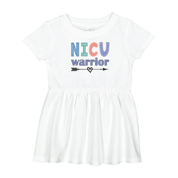 Inktastic Nicu Grad Cute Nicu Warrior Girls Baby Dress