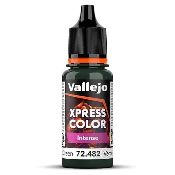 Vallejo VJP72482 18 ml Game Color Xpress Intense Paint, Monastic Green