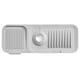 thumbnail image 1 of Alfombrilla de silicona para grifo, protector de fregadero, limpieza segura, sin olor, accesorio para fregadero de cocina y baño, gris claro, 1 of 12