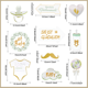 thumbnail image 4 of Accesorios para fotografías de baby shower, 12 piezas de accesorios para fotografías de baby shower, decoración de guirnalda Oh Baby, accesorios para fotografías para fotomatón para fiesta, 4 of 8
