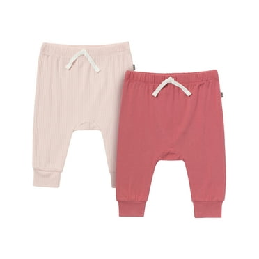 Modern Moments by Gerber Baby Neutral Super Soft Viscose Pants, 2-Pack, Sizes Newborn - 12 Months