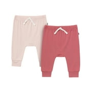 Modern Moments by Gerber Baby Neutral Super Soft Viscose Pants, 2-Pack, Sizes Newborn - 12 Months