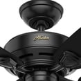 thumbnail image 5 of Hunter 48 inch Outdoor or Indoor Ceiling Fan No Light - Black Ceiling Fan without Light, Standard Mount, For Patio, Porch, Garage, or Living Room, 5 Blades, Pull Chain - Sea Wind 53351, Matte Black, 5 of 9