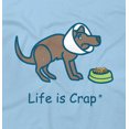 thumbnail image 2 of Life Is Crap Sick Doggie Good Life Funny T Shirts Gift Ideas T-Shirt Tee by Life Is Crap, 2 of 2