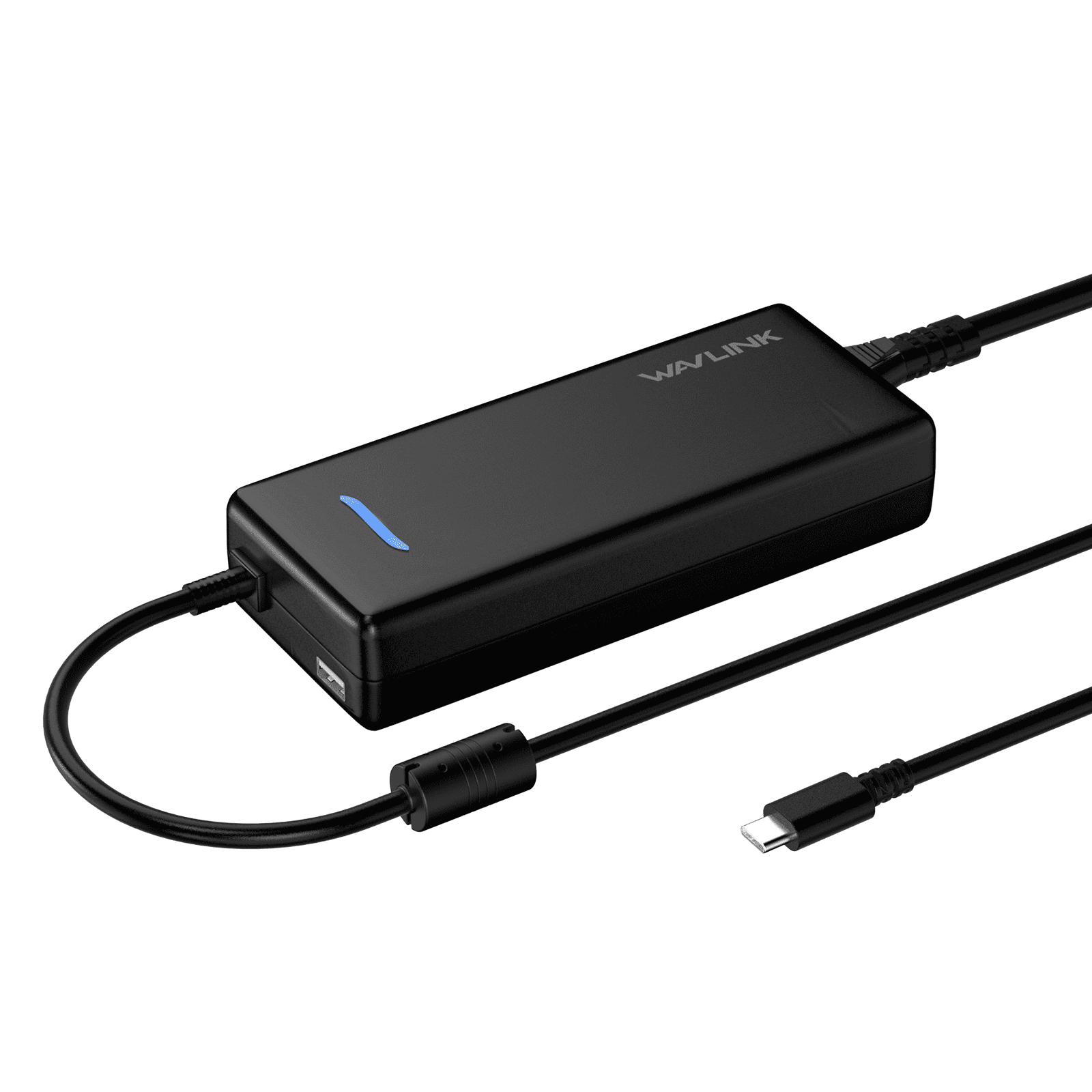 WAVLINK C112W Universal Laptop Charger with USB-C and USB-A Ports, 112W