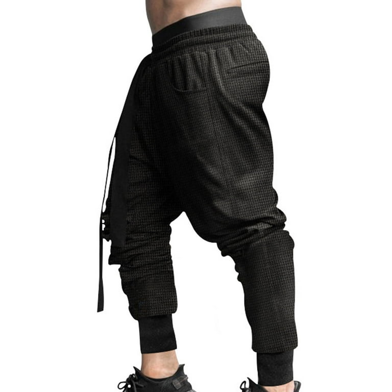 通販 クリスマスセール2025: 特集 USSUMA Mens Cargo Pants Solid Multi-pocket Long Joggers Clothing
