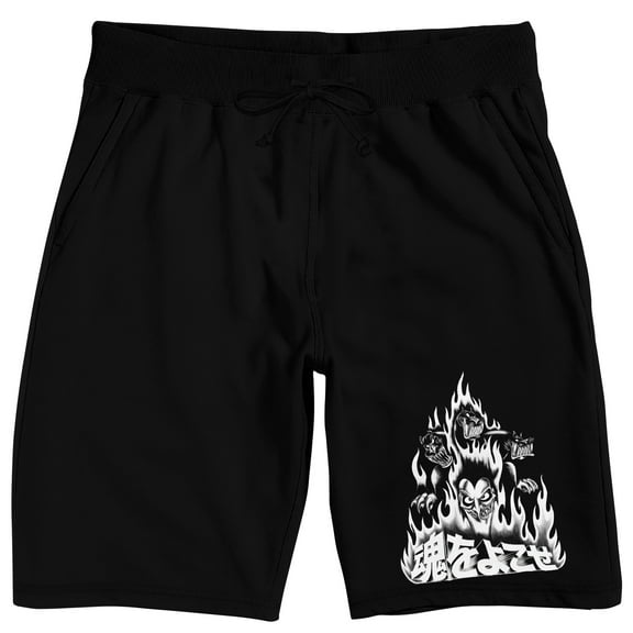 Disney Villains Hades Adult Black Sleep Pajama Shorts-Medium