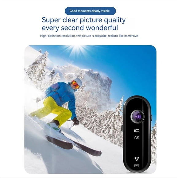 Cámara de Acción HD 1080P Cámara Grabadora de Vídeo Antivibración 2.4G WiFi Cámara DV Deportiva Bicicleta Motocicleta EIS Cámara para Bicicleta