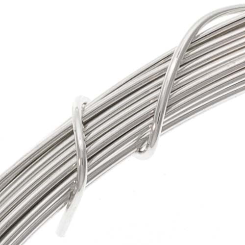 1 Ounce 24 Ft Sterling Silver Wire 21 Gauge Round Half Hard Walmart Com Walmart Com