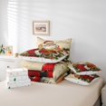 thumbnail image 5 of Manfei Christmas Santa Claus Bedding Comforter Set 7 Pieces, Vintage Fairy Tale Full Bedding Set, Teens Kids Child Reversible Fitted Sheet Flat Sheet, Luxury Bedroom Decor, 5 of 7