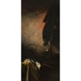 thumbnail image 2 of Hugo Freiherr von Habermann 9x14 Black Ornate Wood Framed Double Matted Museum Art Print Titled: Great Still Life with Rifle (1891), 2 of 5