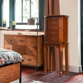 Costway Jewelry Storage Chest Stand Organizer Wood Box for Home