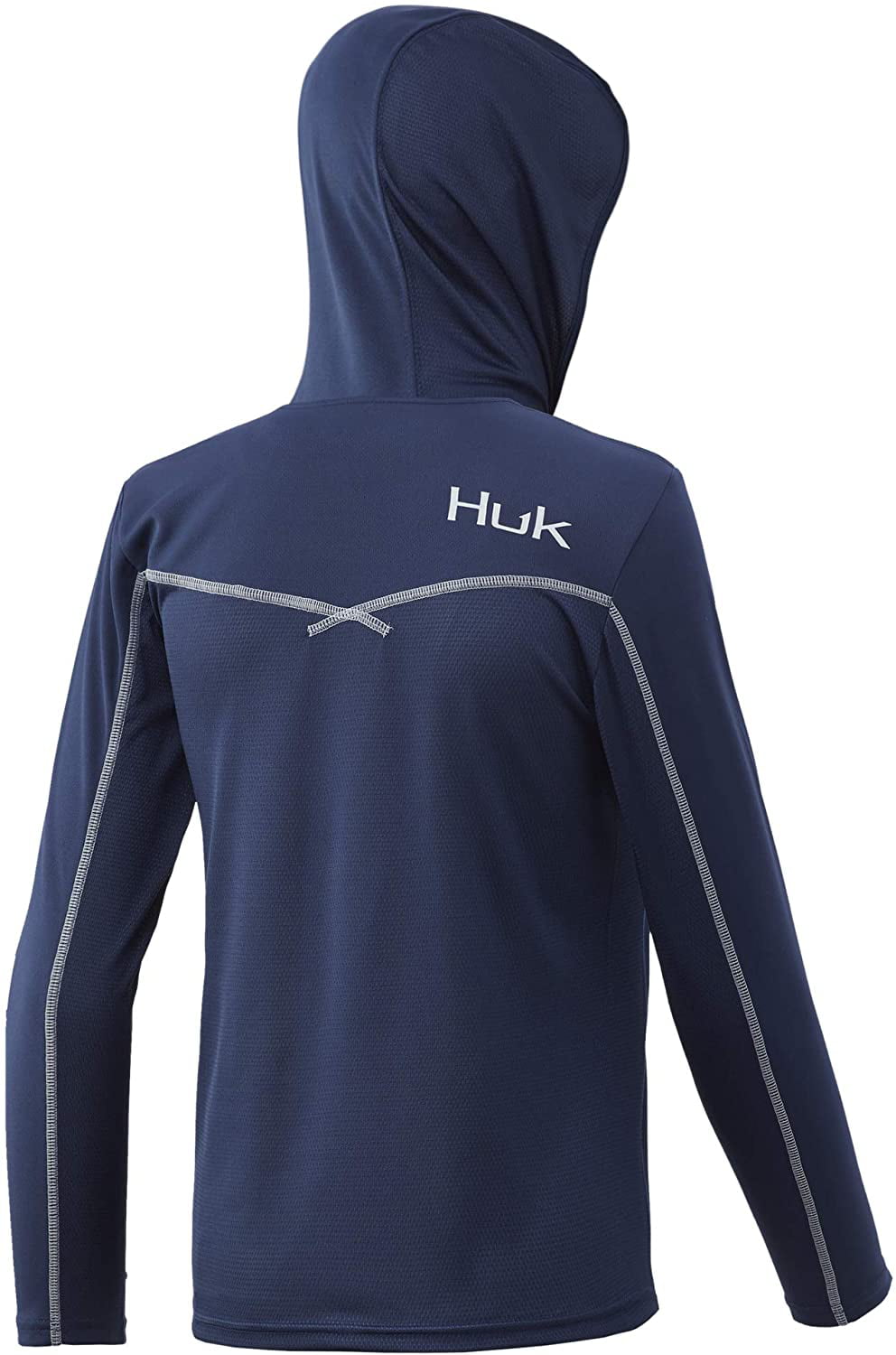 Huk Youth Icon X Sargasso Sea Small Long Sleeve Hoodie Fishing Shirt 