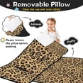 thumbnail image 3 of Brown and Black Leopard Print Toddler Nap Mats for Kids Preschool,Sleeping Mat Bag or Kids,Toddler Sleeping Bag,Toddler Nap Mat or Daycare, 3 of 6
