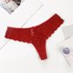 thumbnail image 2 of Braguitas tanga de encaje con abertura transpirables para mujer: cintura baja, mezcla de algodón, diseño sexy para uso informal/discoteca, 2 of 3