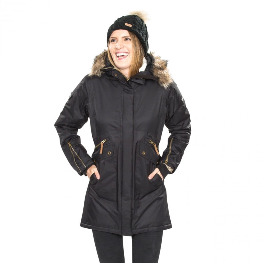 Trespass Clea Womens Waterproof Jacket Hooded Ladies Longer Length Rain Coat Trespass Clea Womens Waterproof Jacket Hooded Ladies Longer Length Rain Coat