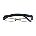 thumbnail image 3 of Apple Bottoms Womens Ophthalmic Grey Black Rectangle Rimless Metal 706 51mm, 3 of 6