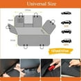 thumbnail image 7 of Waterproof Hard Bottom Dog Car Seat Protector, 2025 Upgraded Pet Back Seat Cover, Durable Large Rear Car Seats Protector for Cats, Scratch Proof Nonslip Travel Hammock with Anchors Machine Washable, 7 of 7