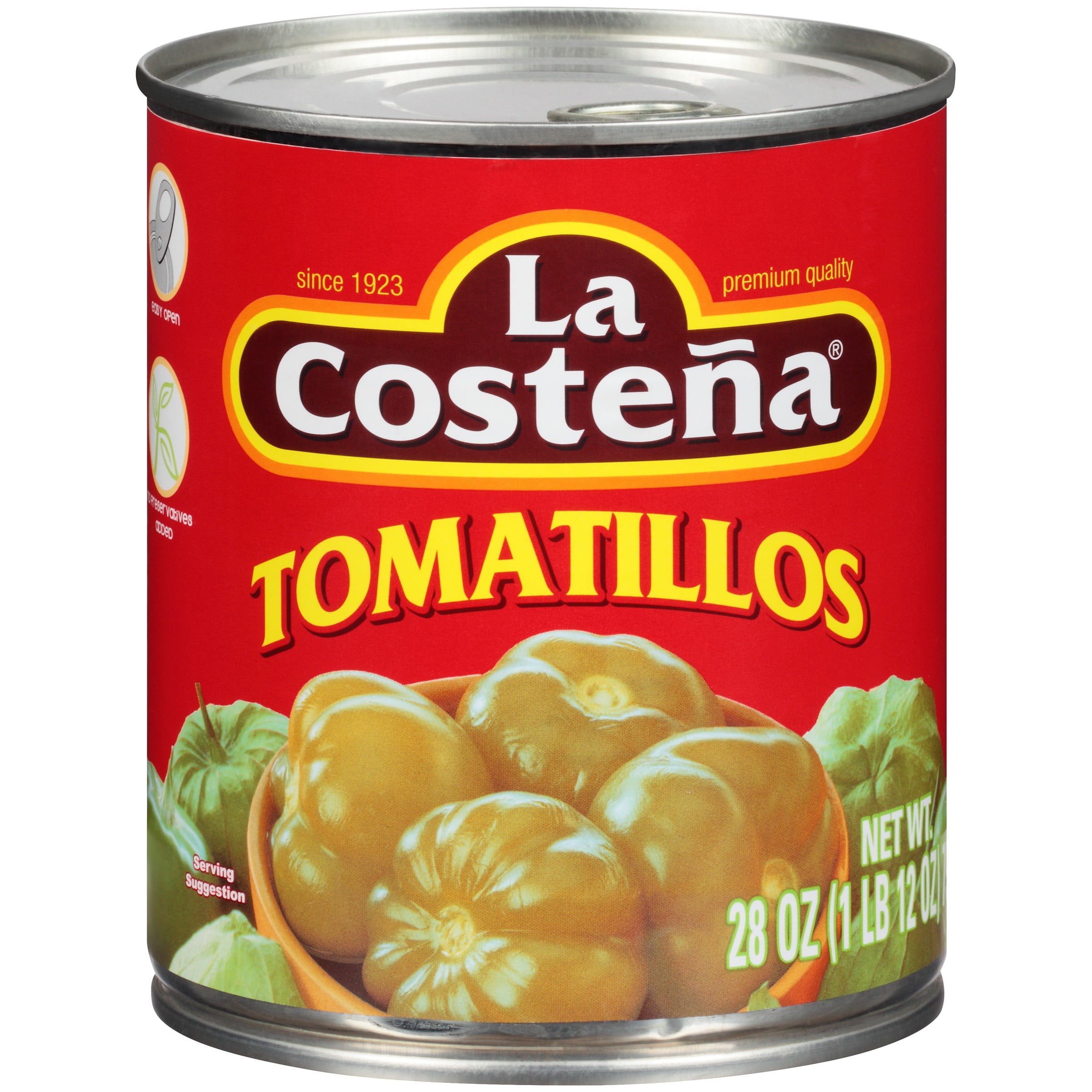(2 pack) La Costeña Pickled Green Tomatillo, 28 oz